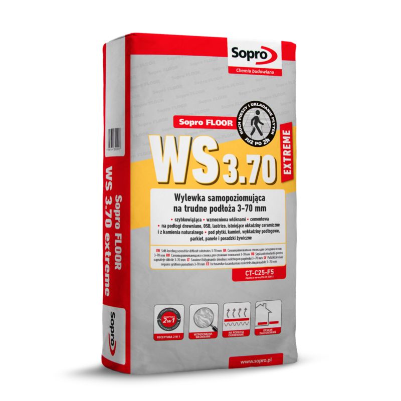 Wylewka samopoziomująca Sopro WS 3-70 mm Extreme 25 kg