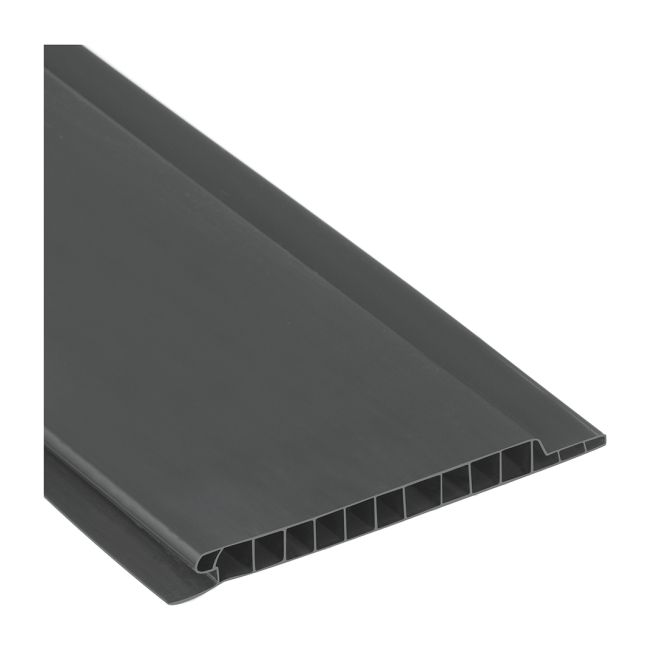 Podbitka dachowa PVC Cezar grafitowa 100 x 2600 mm 2,6 m2