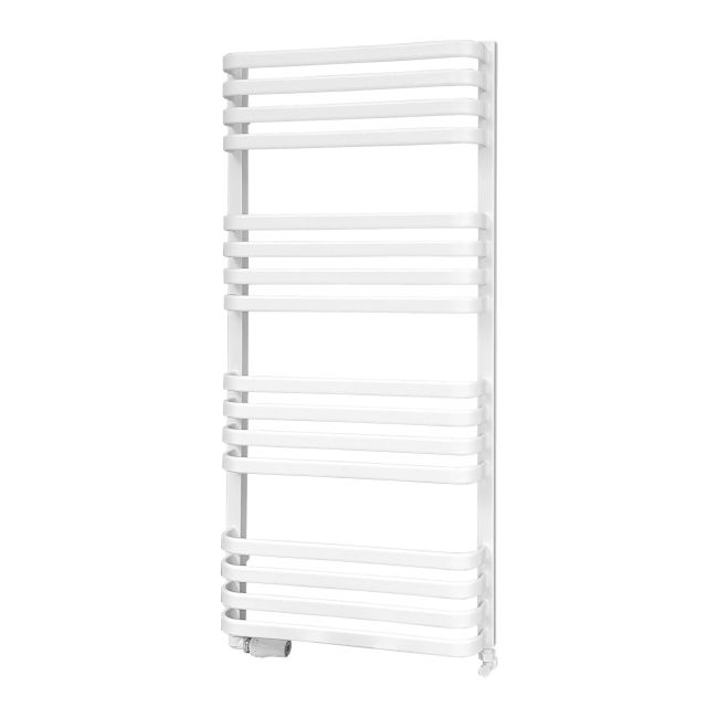 Grzejnik łazienkowy Luxrad Piatto 114 x 53 cm biały