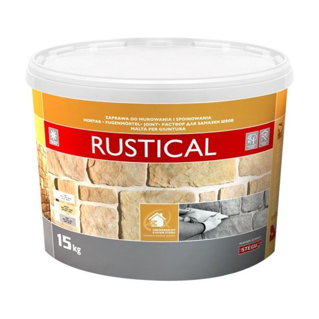 Fuga Stegu Rustical 15 kg biała