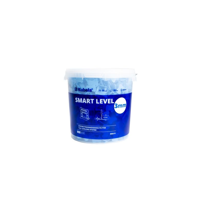 Klipsy Kubala Smart Level 3,0 mm wiadro 800 sztuk