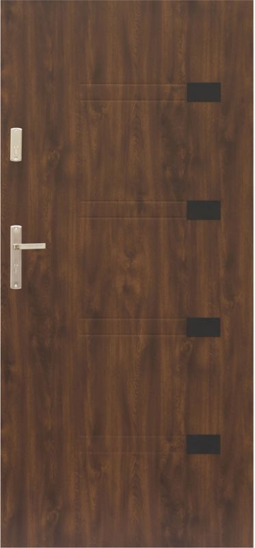Drzwi zewnętrzne Prado 80 prawe orzech