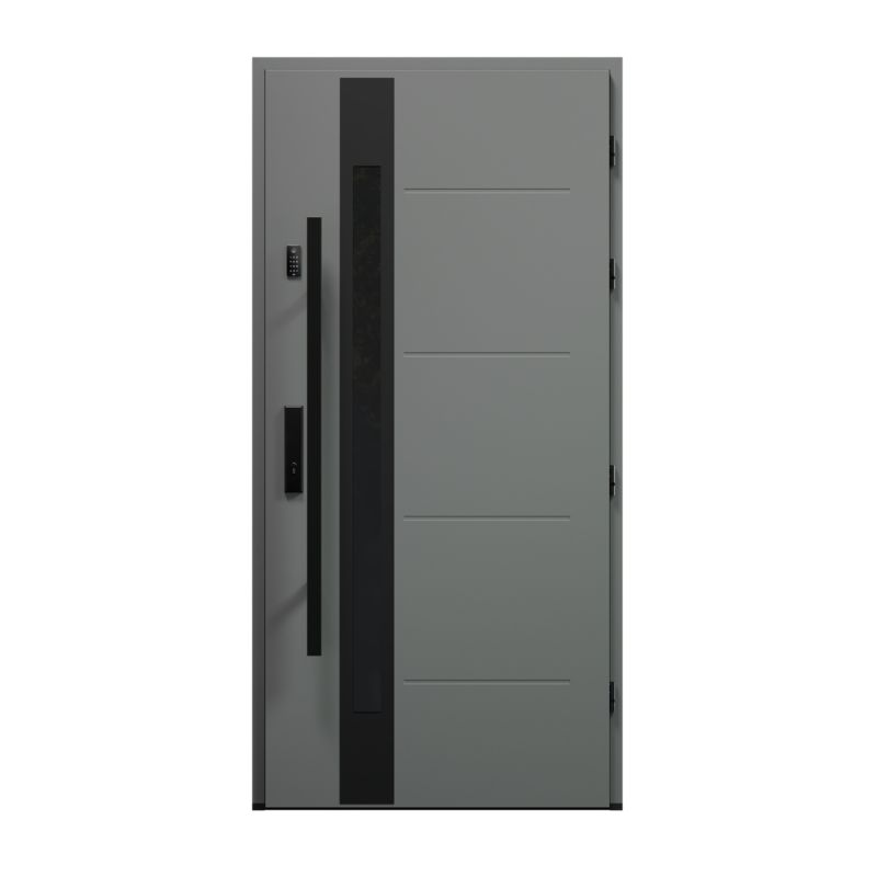 Drzwi zewnętrzne Radex Neodym P90 90 prawe antracyt
