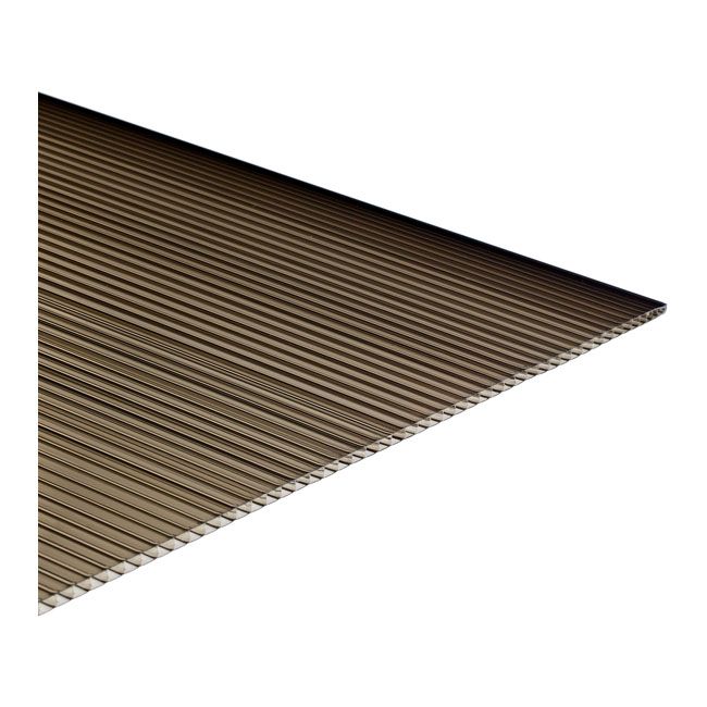 Płyta poliwęglan komorowy brązowa 0,98 x 2 m 16 mm 1,96 m2