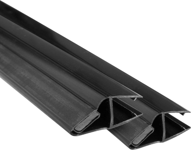 Uszczelka magnetyczna czarna do szyb 7-8 mm 200 cm 2 szt
