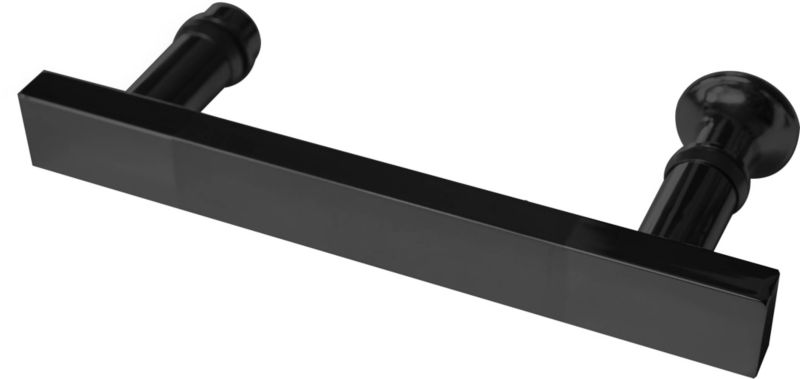 Uchwyt podwójny do kabiny prysznicowej Armazi 145 mm czarny