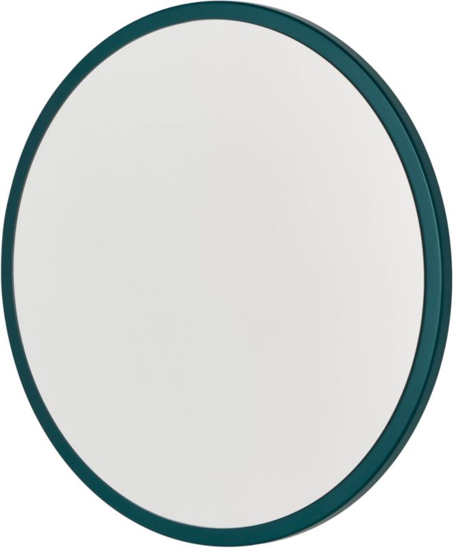 Lustro okrągłe Mirano Azzura 60 cm zielone