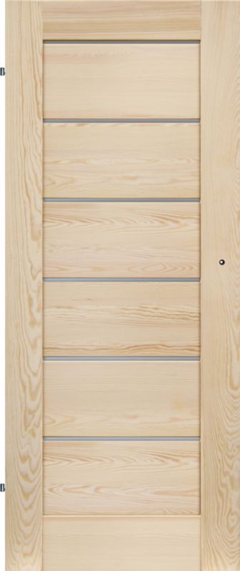 Drzwi wewnętrzne drewniane pokojowe Toreno 80 lewe sosna bezsęczna