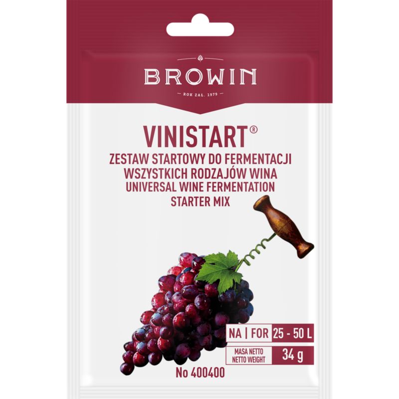 Drożdże z pożywką Vinistart 34 g.