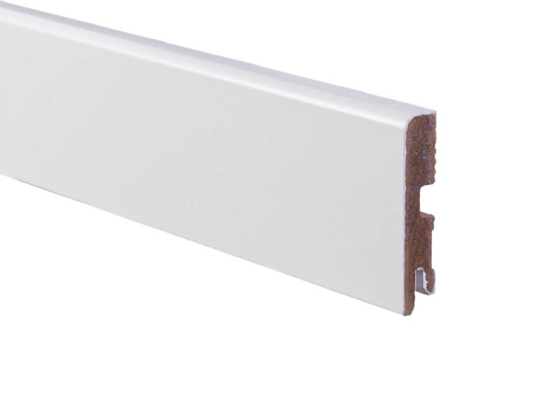 Foge Listwa przypodłogowa LB1,  biały półmat 16 x 80 x 2000 mm