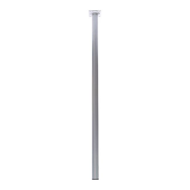Noga okrągła Fikszo 30 x 800 mm srebrnoszary