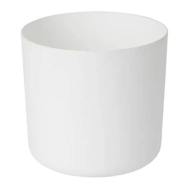 Doniczka upcyklingowa biała 17 cm