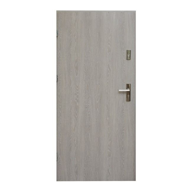 Drzwi wewnątrzklatkowe Norton 80 lewe dąb szary