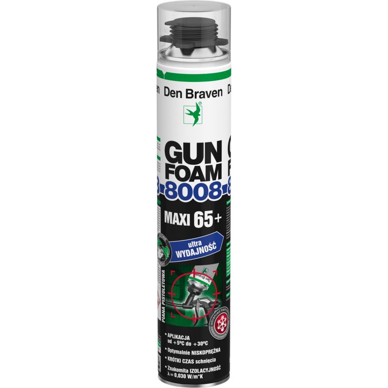 Piana niskoprężna Den Braven 8008 pistoletowa 870 ml