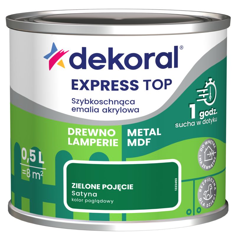 Emalia Do dzieła Dekoral zielone pojęcie 0,5 l