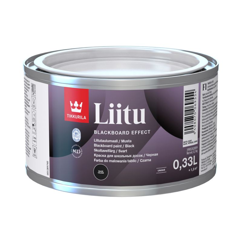 Farba tablicowa Tikkurila Liitu czarna 0,33 l