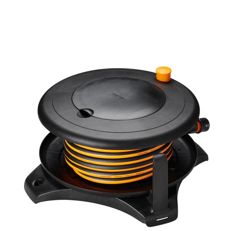 Bęben z wężem M Fiskars 1/2'' 20 m z uchwytem