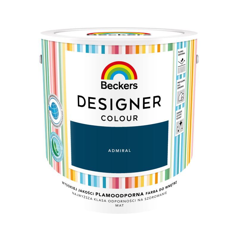 Farba kolorowa Beckers Designer admiral 2,5 l