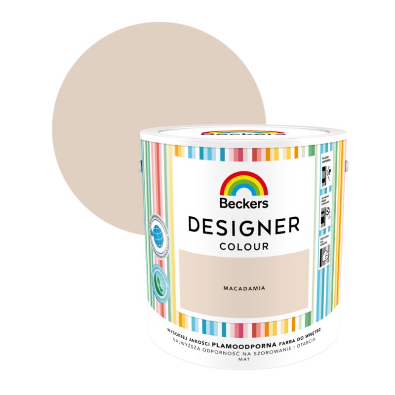 Farba kolorowa Beckers Designer macadamia 2,5 l