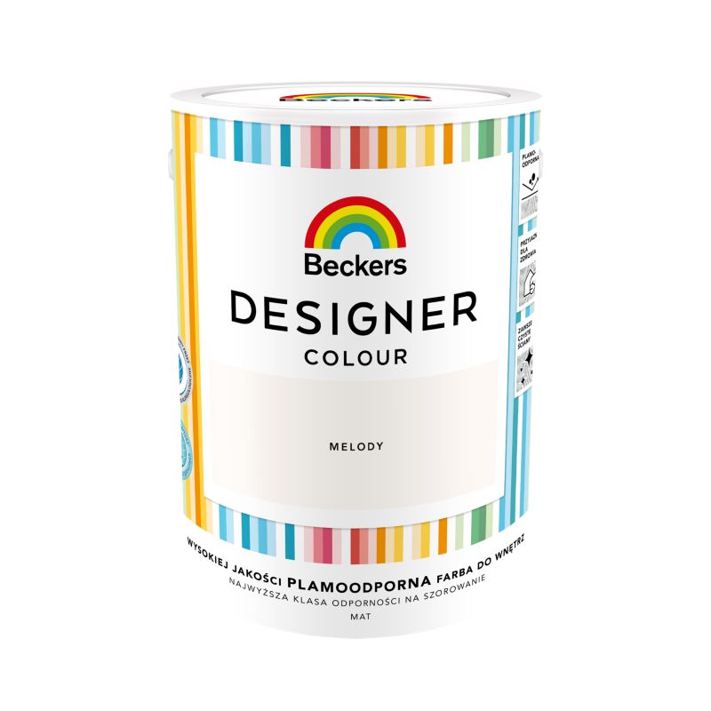 Farba kolorowa Beckers Designer melody 5 l