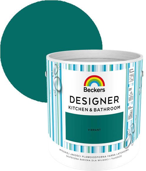 Farba Beckers Designer Kitchen&Bathroom Vibrant 2,5 l