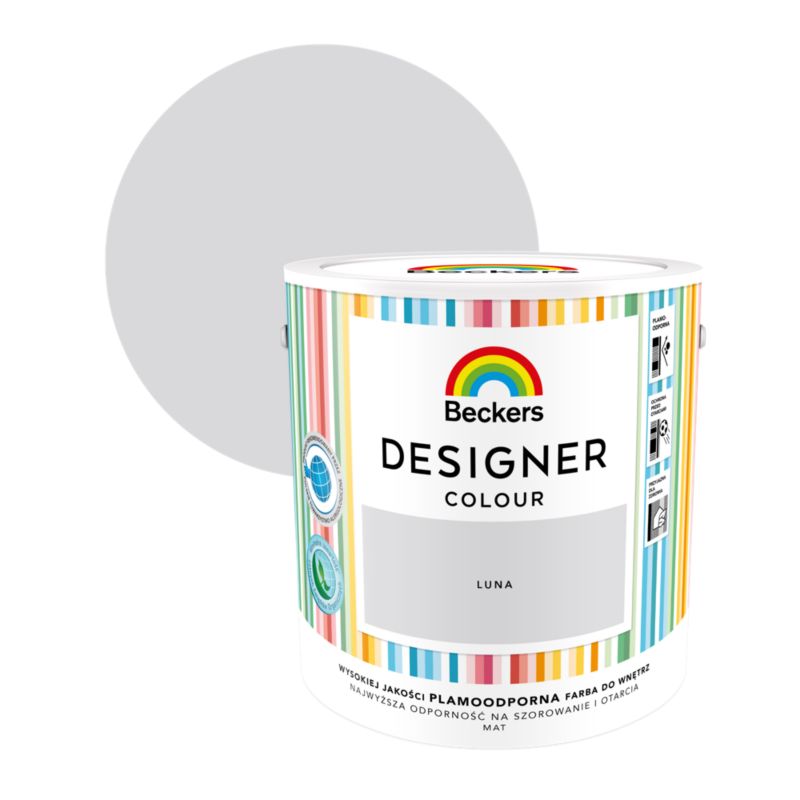 Farba kolorowa Beckers Designer luna 2,5 l