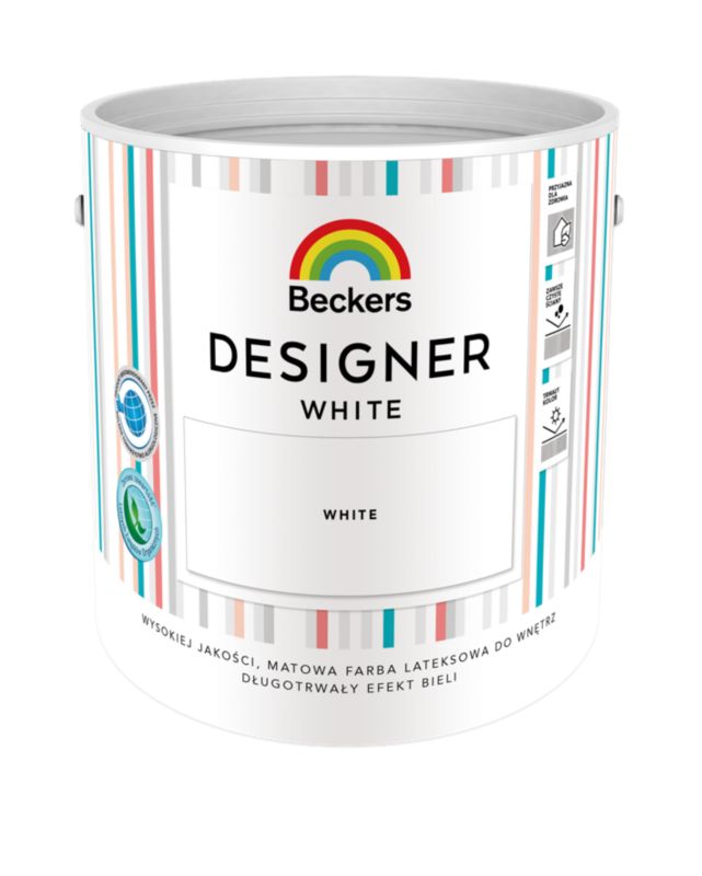 Farba Beckers Designer biała 5 l