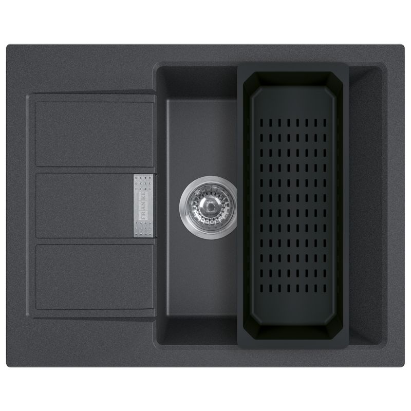 Zlewozmywak S2D 611-62 Onyx + Wkladka