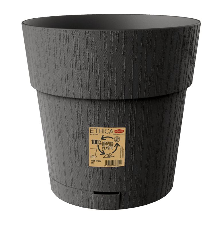 Doniczka Stefanplast Ethica 30 cm grafit