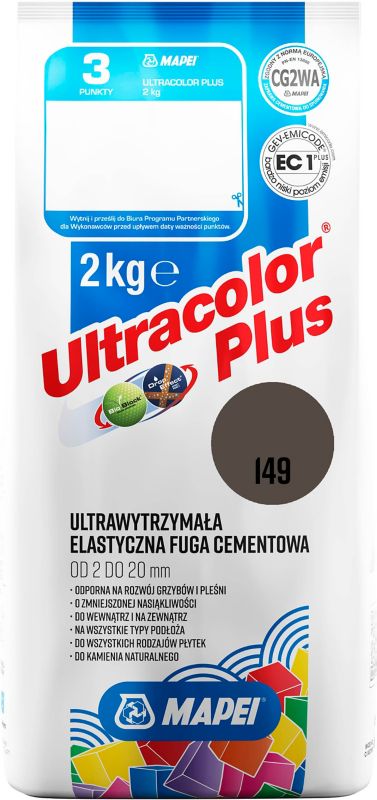 Fuga elastyczna Mapei Ultracolor Plus 149 piasek wulkaniczny 2 kg
