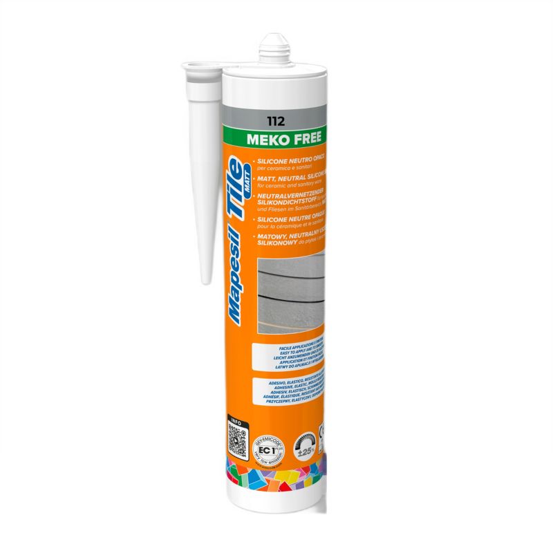 Silikon Mapei Mapesil Tile Matt 112 tytan