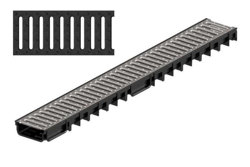 Kanał ACO EasyLine H50 1m ruszt PP