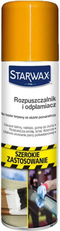 Starwax Naturalny rozpuszczalnik i odplamiacz 300 ml