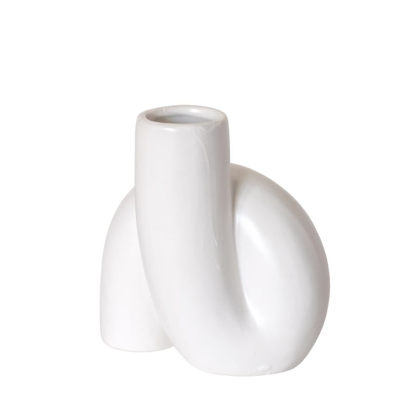Wazon Direct Home and Garden 10,3 X 6,5 X 11,5 cm biały