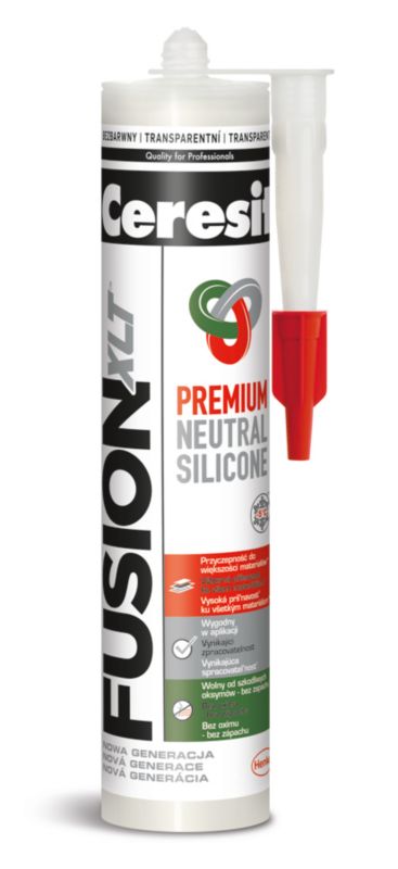 Silikon uniwersalny Ceresit 280 ml transparentny