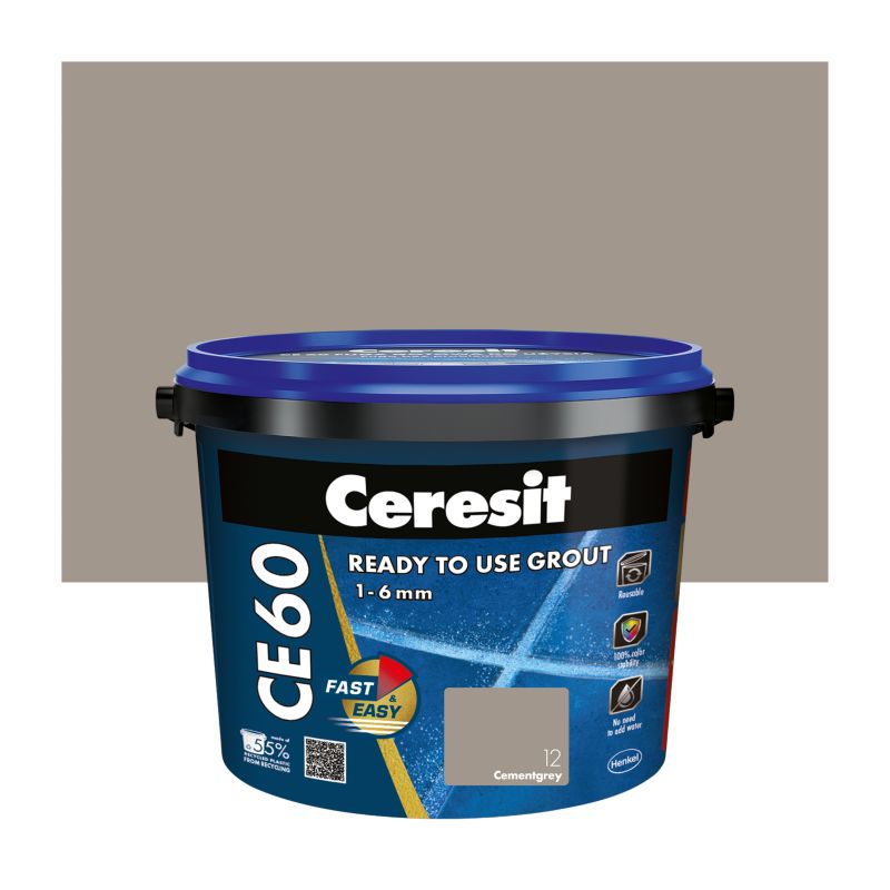 Fuga gotowa Ceresit CE60 szary cement 2 kg