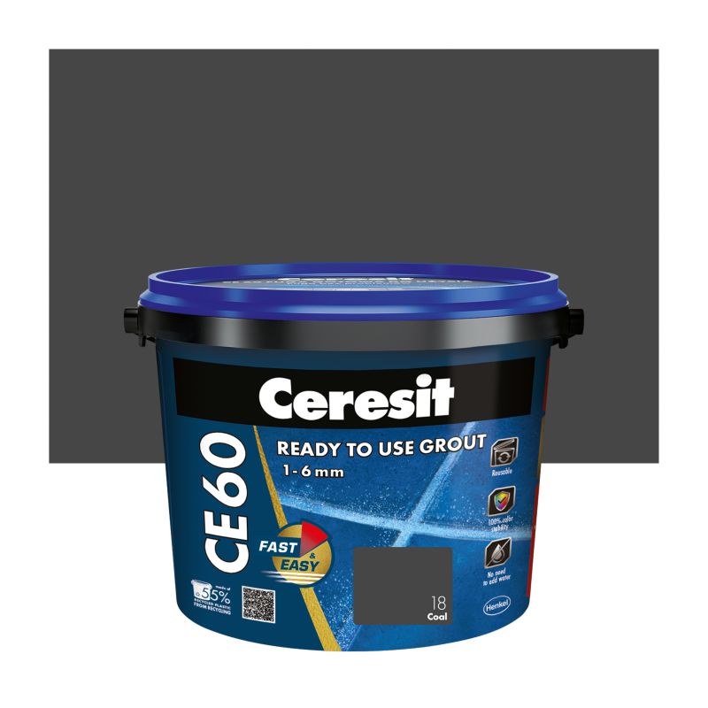 Fuga gotowa Ceresit CE60 węgiel 2 kg