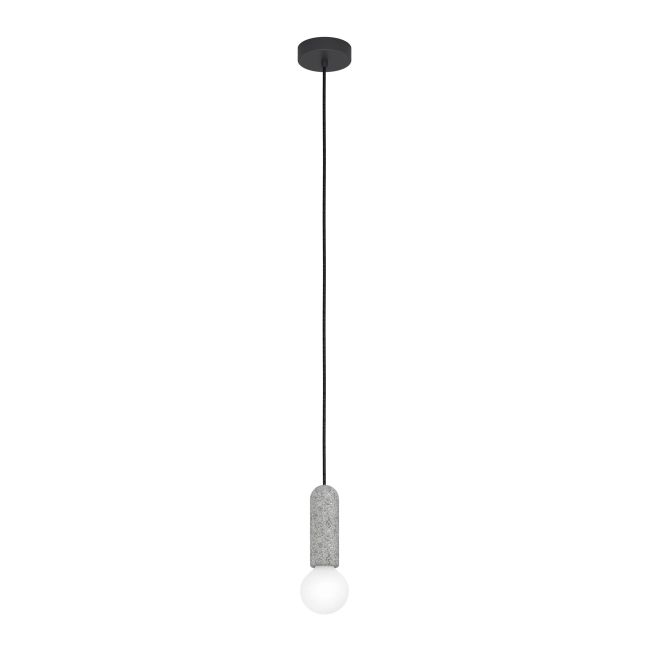 Lampa wisząca Giaconecchia 1 x E27 szara