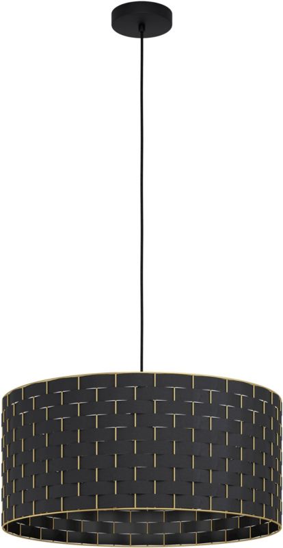 Lampa wisząca Marasales L 1 x E27 czarna
