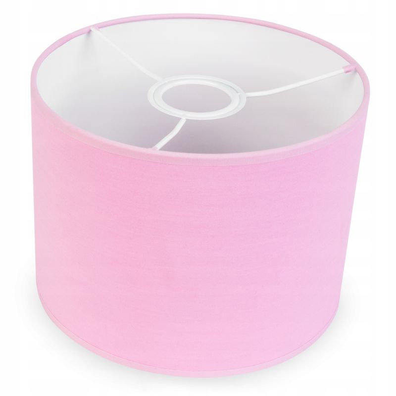 Abażur do lampy wiszącej stołowej  Light Home LH okrągły E27 różowy 20cm 1szt.