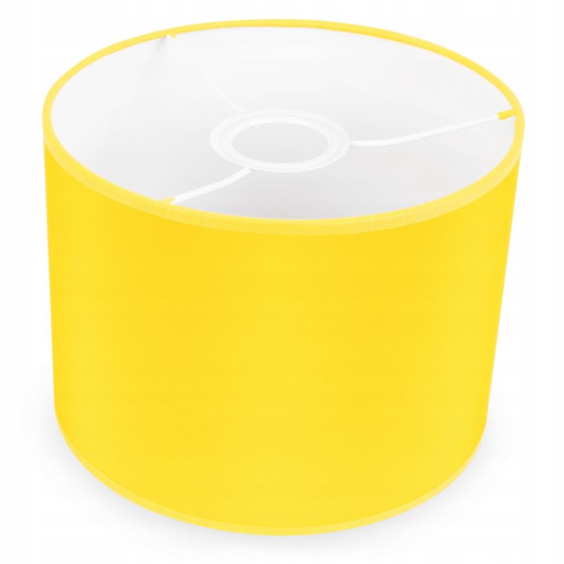Abażur do lampy wiszącej stołowej  Light Home LH okrągły E27 żółty 20cm 1szt.