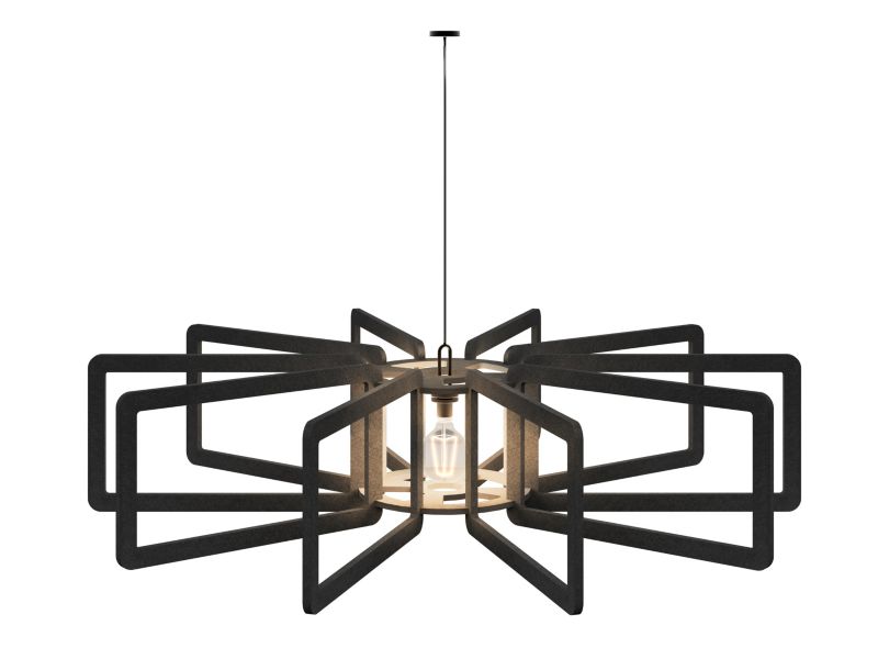 Abażur filcowy do lampy Marbet Design BEAMY czarny 1 szt.