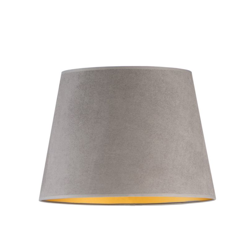 Abażur Klosz do lampy Nocnej/Kinkietu Szary ze złotem welur Volta Light Factory 1szt.