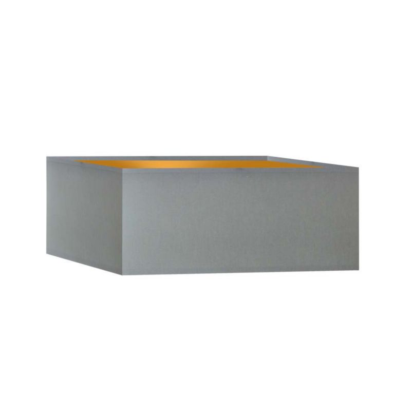 Abażur Klosz do lampy Stojąca/Wisząca Szary ze złotemVolta Light Factory 1szt.
