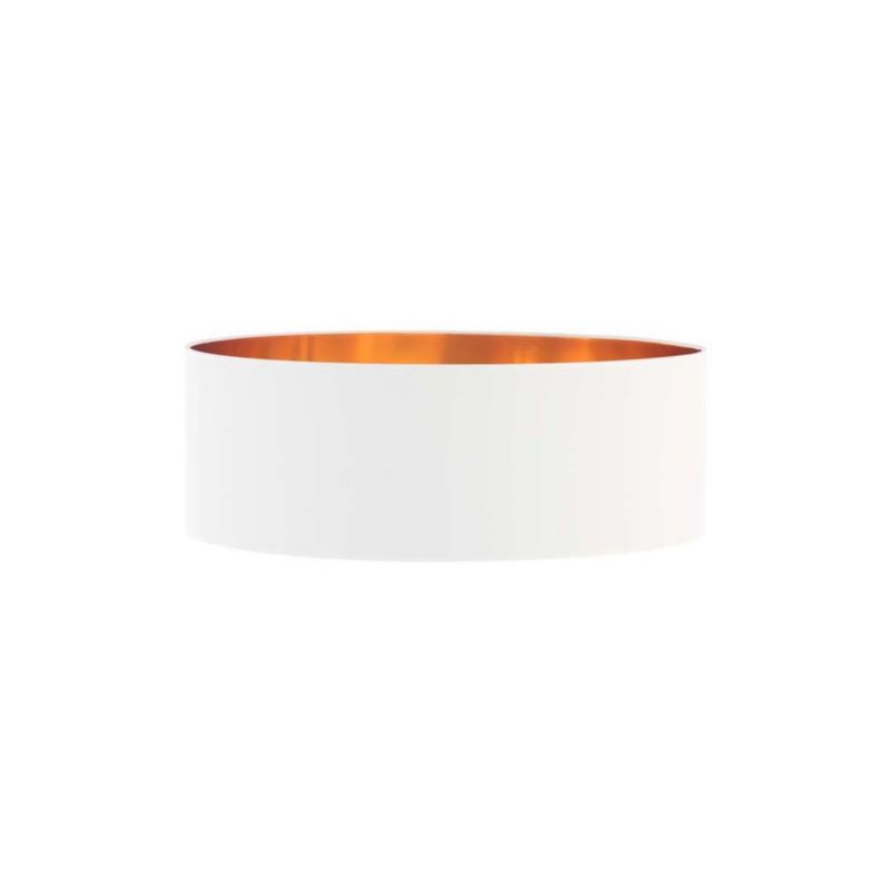 Abażur Klosz do lampy Stojącej/Wiszącej Biały ze złotem Volta Light Factory 1szt.
