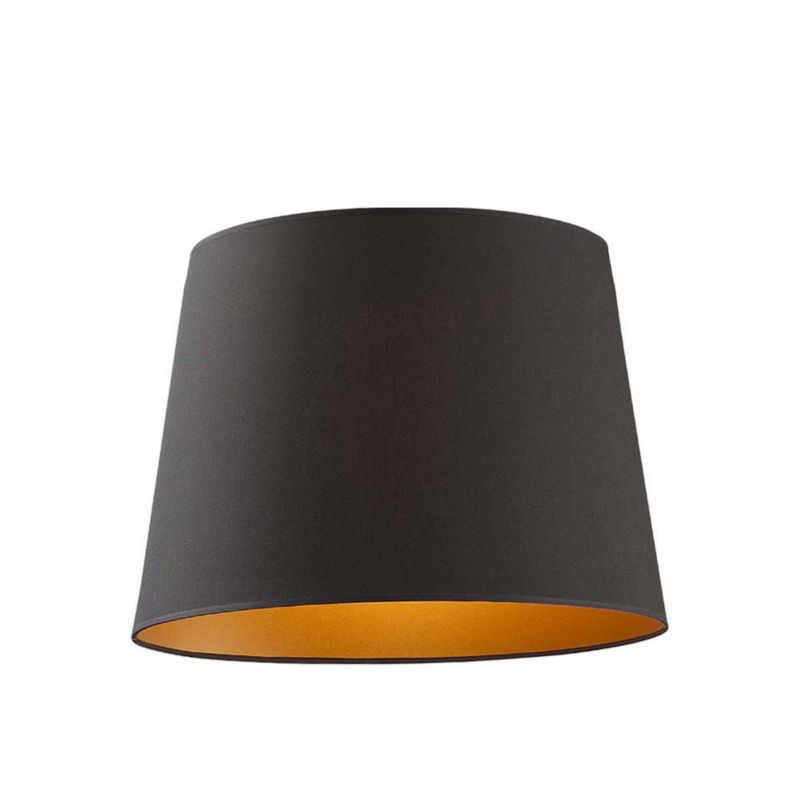 Abażur Klosz do lampy Stojącej/Wiszącej Czarny ze złotem Volta Light Factory 1szt.