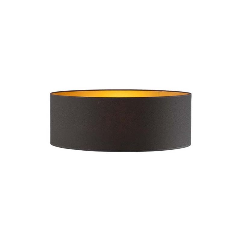 Abażur Klosz do lampy Stojącej/Wiszącej Czarny ze złotem Volta Light Factory 1szt.
