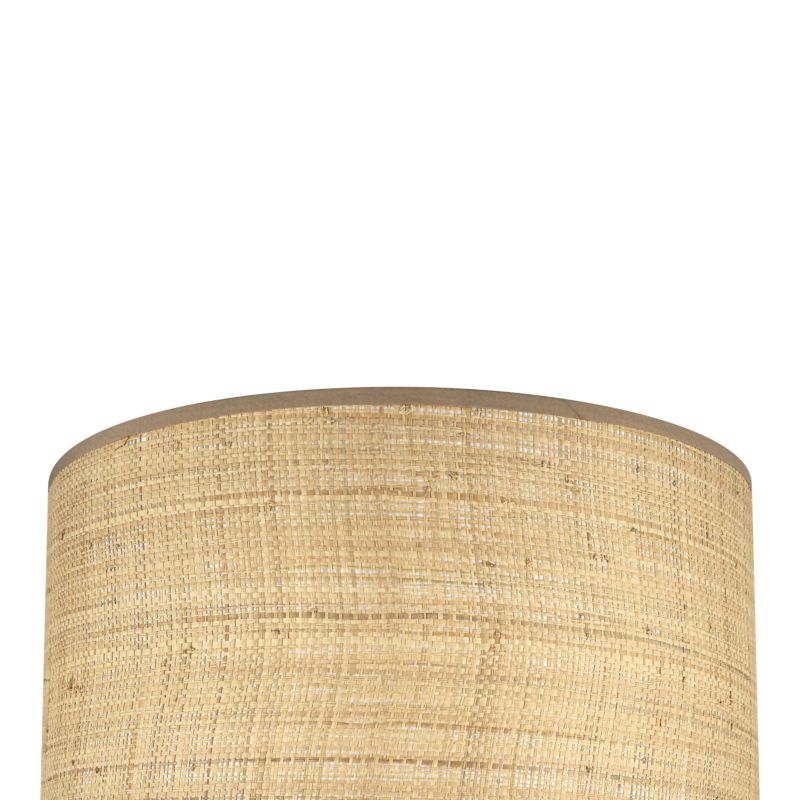 Abażur okrągły GoodHome Kepezin L raffia