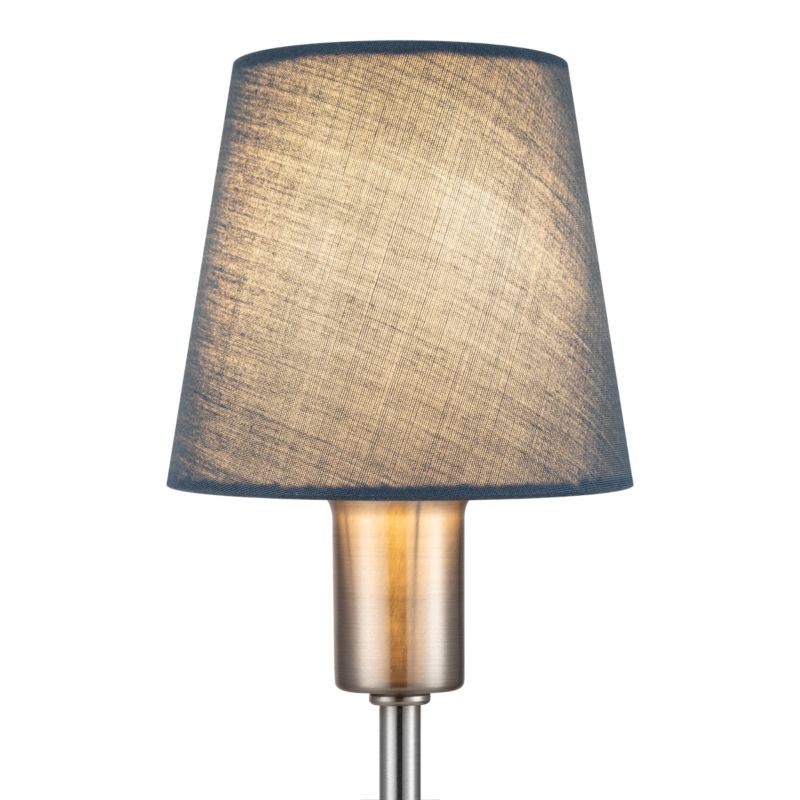 Abażur stożkowy GoodHome Lokombi XS niebieski