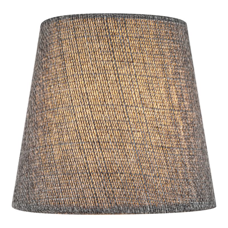 Abażur stożkowy GoodHome Lokombi XS takanina szary